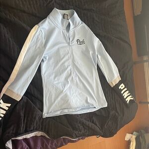 PINK Victoria's Secret Light Blue Long Sleeve Top